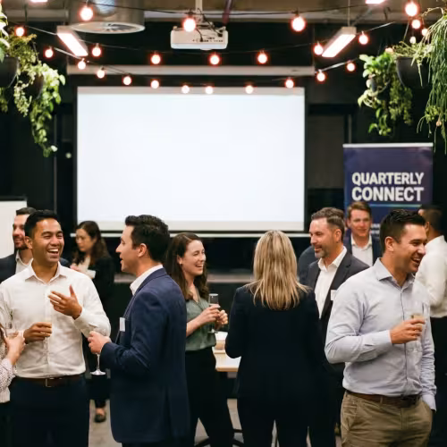 People at an event